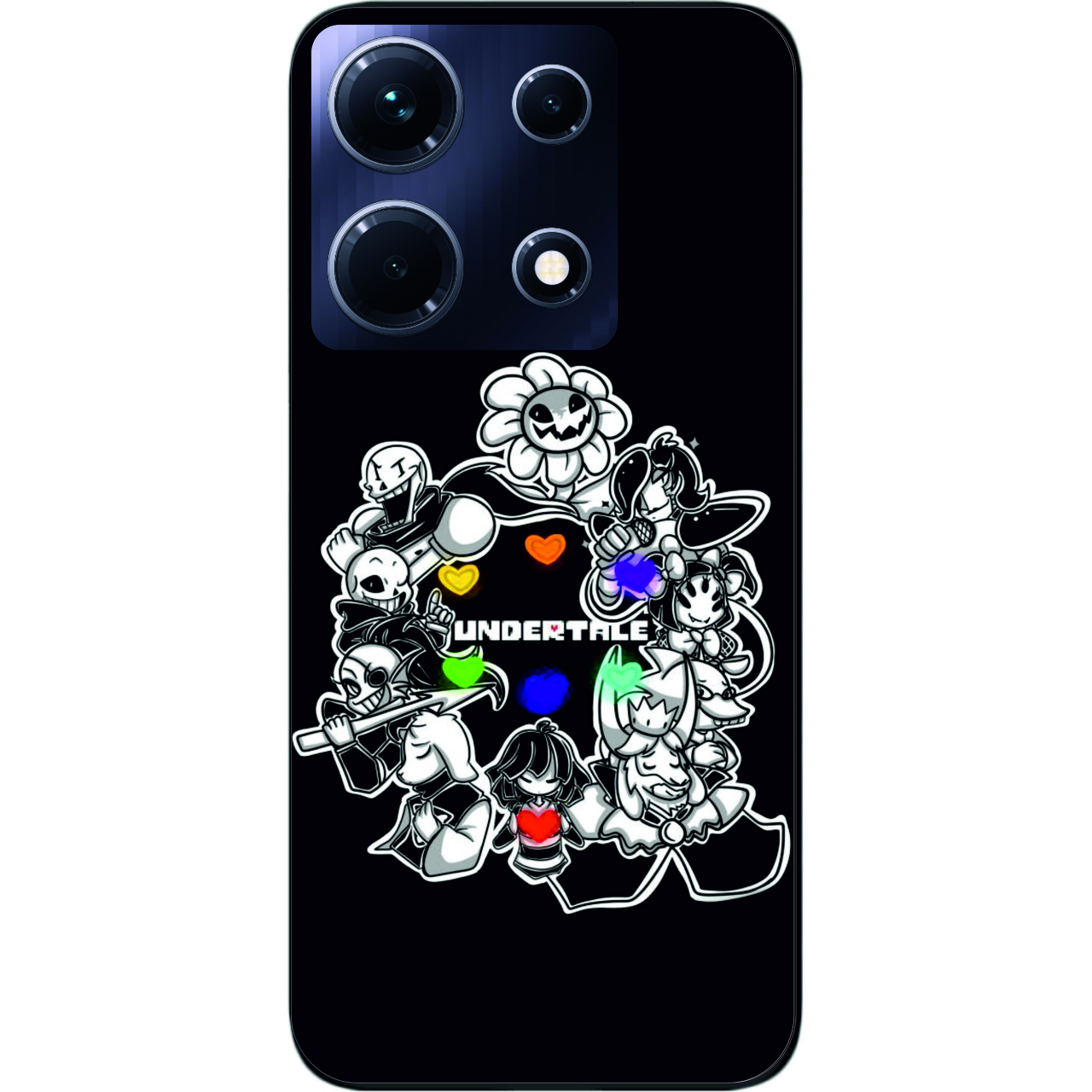 Силіконовий чохол Case для Infinix Note 30 4G (X6833B) з картинкою Андертейл
