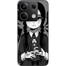 Силіконовий чохол Case для Xiaomi Redmi Note 13 5G з картинкою Уенсдей