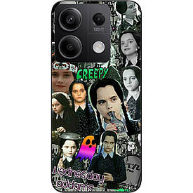 Силіконовий чохол Case для Xiaomi Redmi Note 13 5G з картинкою Колаж Wednesday