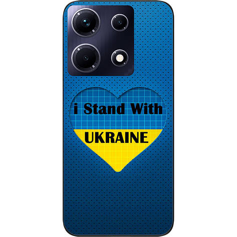 Силіконовий чохол Case для Infinix Note 30 4G (X6833B) з картинкою Серце, фото 1