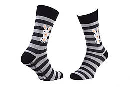 Носки Rabbids Invasion Rabbits And Stripes 39-42 grey (93153261-3) BS, код: 2467064