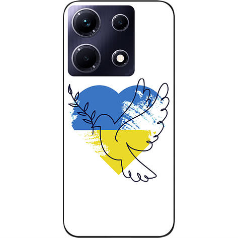 Силіконовий чохол Case для Infinix Note 30 4G (X6833B) з картинкою Блакитний світу, фото 1
