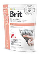 Сухой корм для кошек взрослых Brit VetDiets при хронической почечной недостаточности с горохо MD, код: 7567963