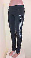 Спортивні штани жіночі Adidas р.44 Чорний (ю350) HR, код: 2337594