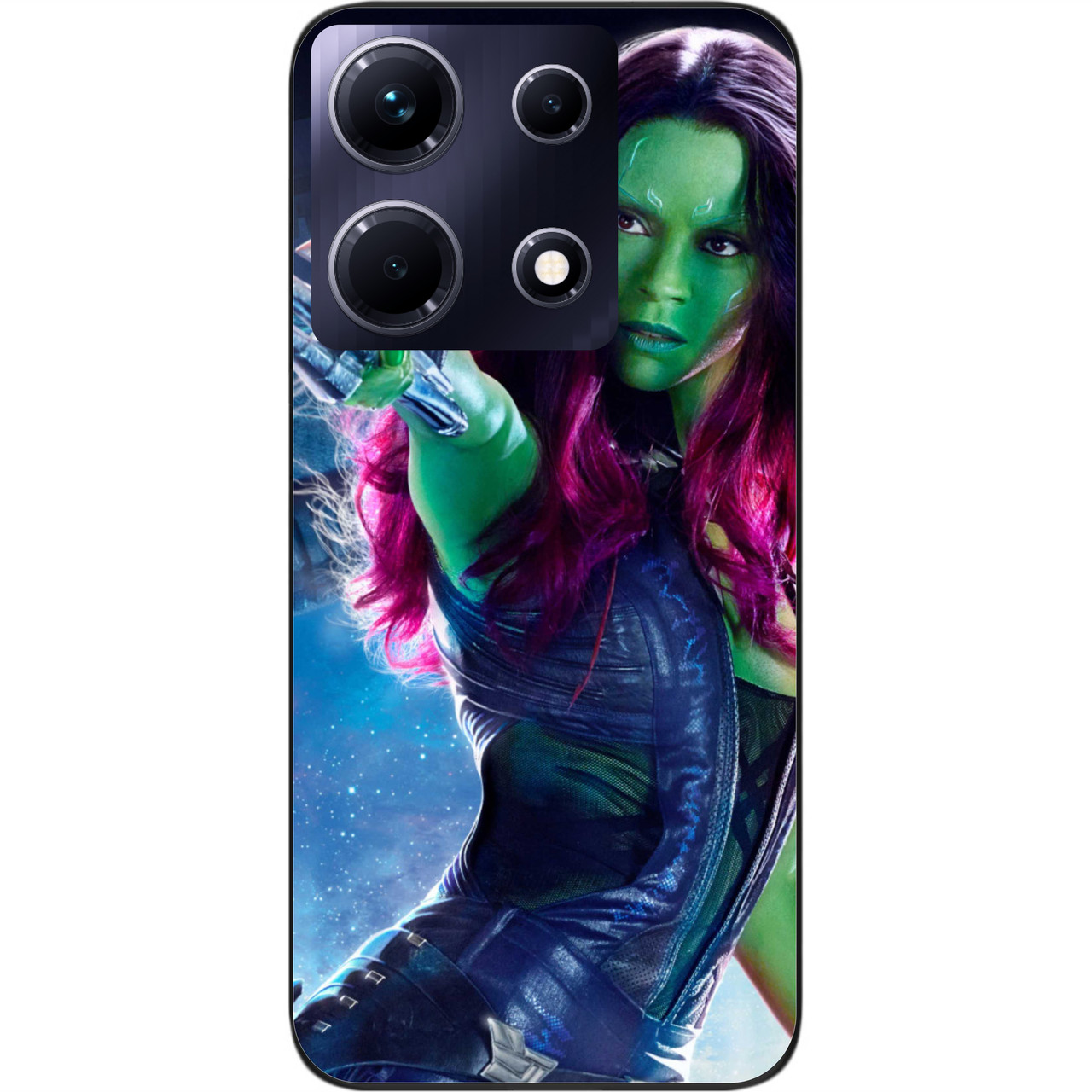 Силіконовий чохол Case для Infinix Note 30 4G (X6833B) з картинкою Марвел Гамора