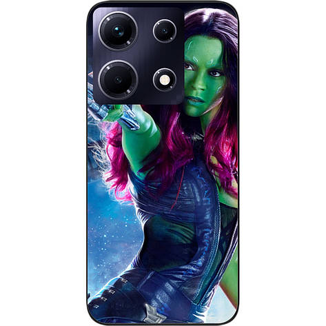 Силіконовий чохол Case для Infinix Note 30 4G (X6833B) з картинкою Марвел Гамора, фото 1