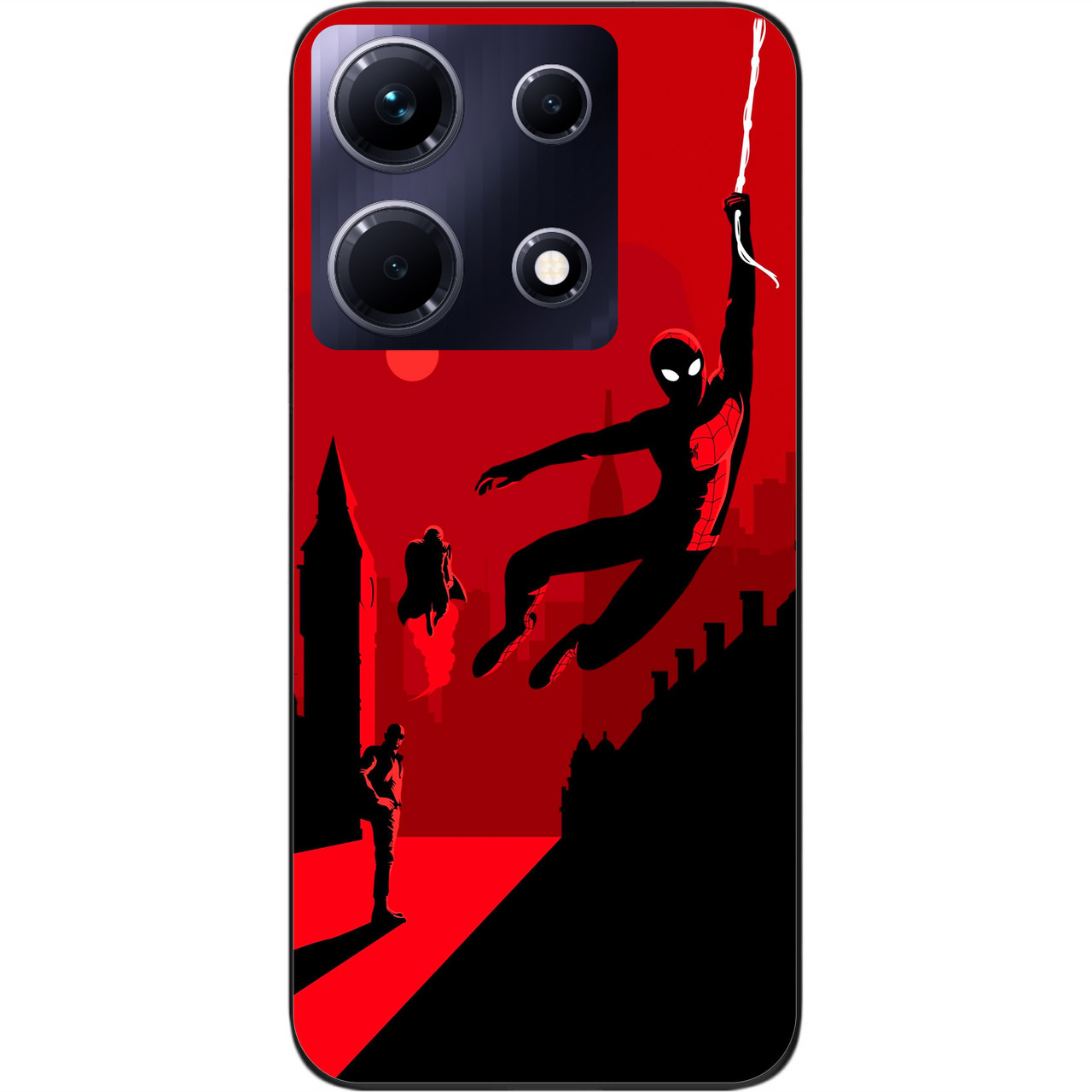 Силіконовий чохол Case для Infinix Note 30 4G (X6833B) з картинкою Марвел Супергерої