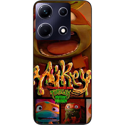 Силіконовий чохол Case для Infinix Note 30 4G (X6833B) з картинкою Черепашки ніндзя Міке, фото 1