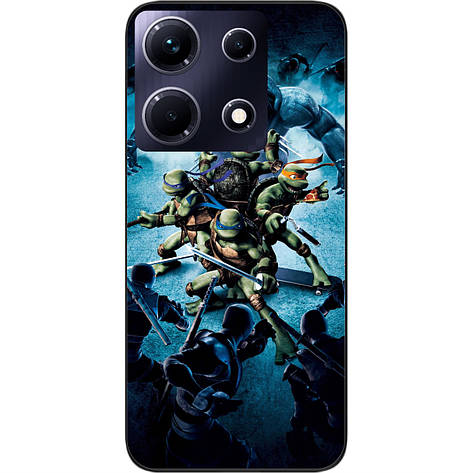 Силіконовий чохол Case для Infinix Note 30 4G (X6833B) з картинкою Битва ніндзя, фото 1
