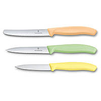 Набор Victorinox Swiss Classic Trend Colors Paring Knife Set из 3-х ножей (6.7116.34L2) HR, код: 7431940
