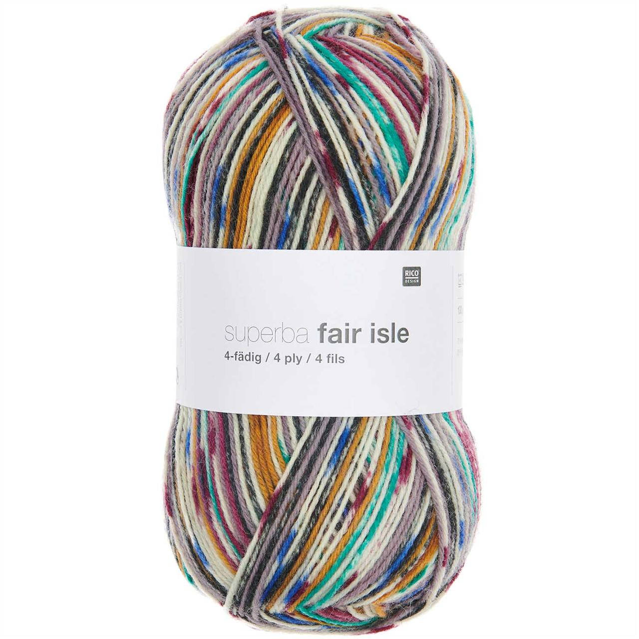 

Пряжа Rico Superba Fair Isle 4-ply (цвет 01)