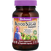 Контроль сахара в крови Bluebonnet Nutrition Targeted Choice 60 вегетарианских капсул MD, код: 1845312