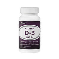 Витамин D для спорта GNC Vitamin D3 400 IU 100 Tabs BS, код: 7520316