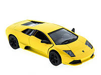 Машинка KINSMART Lamborghini Murcielago LP желтая (KT5317W) HR, код: 6705418