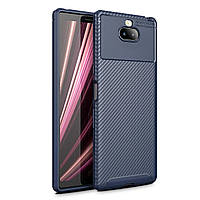 Чехол Carbon Case для Sony Xperia 8 Blue BS, код: 6456798