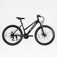 Велоcипед Спортивний Corso «OLYMPIC» 26" дюймів LP-26025 (1) рама сталева 17", SunRun швидкість 21, зібран на