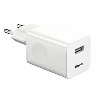 Зарядное устройство Baseus Charging USB-A 24W White (CCALL-BX02)
