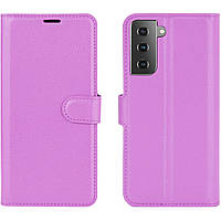 Чехол-книжка Litchie Wallet для Samsung Galaxy S21 Plus Violet BS, код: 6761661