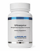 Пищеварительные ферменты Douglas Laboratories Ultrazyme (A Polyphasic Enzyme) 60 Tabs DOU-017 BS, код: 7646635