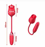 Вібратор Pink Tongue Vibrator 2в1 iC227, фото 3
