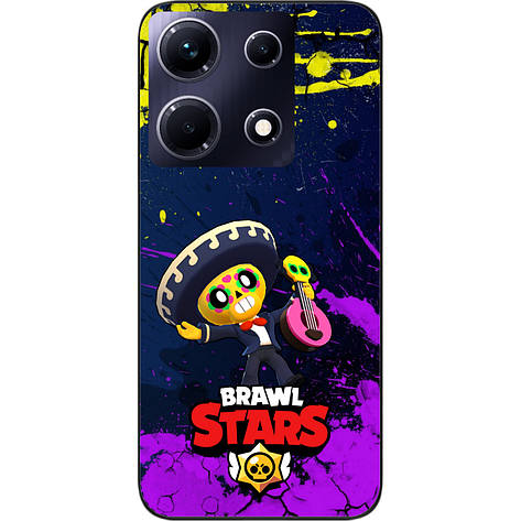 Силіконовий чохол Case для Infinix Note 30 4G (X6833B) з картинкою Бравл Поко, фото 1