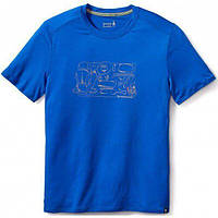 Футболка Smart Wool Merino 150 Backpacker's Tee Bright Blue (1033-SW 16048.378-S) ZK, код: 6455389