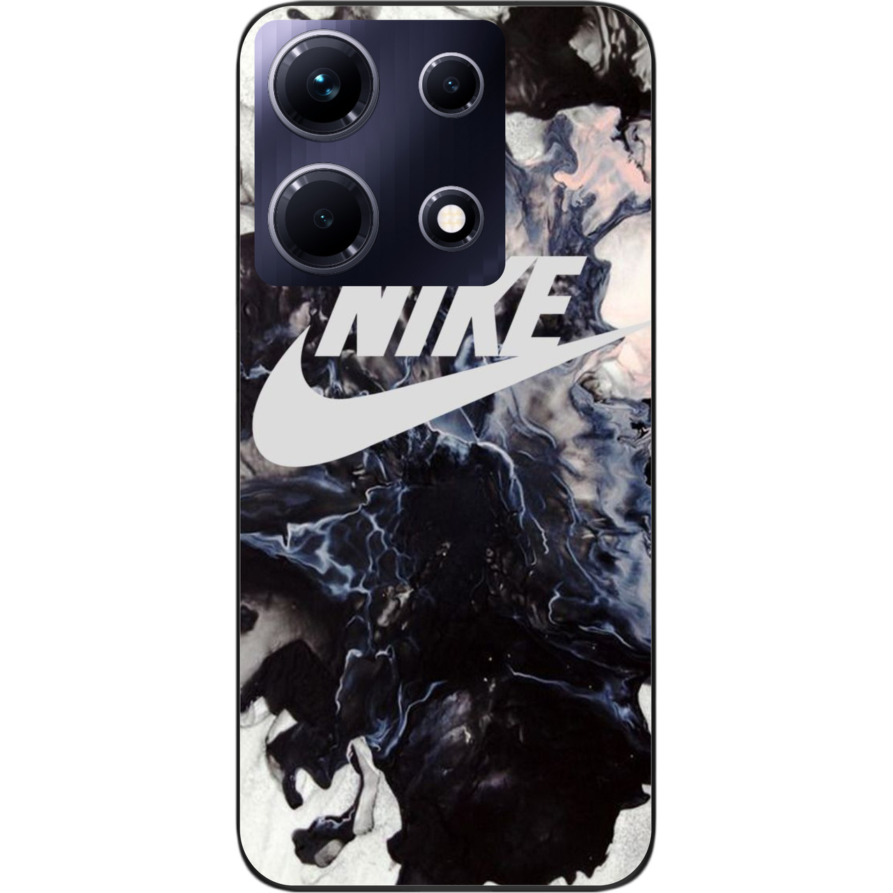 Силіконовий чохол Case для Infinix Note 30 4G (X6833B) з картинкою Логотип Nike