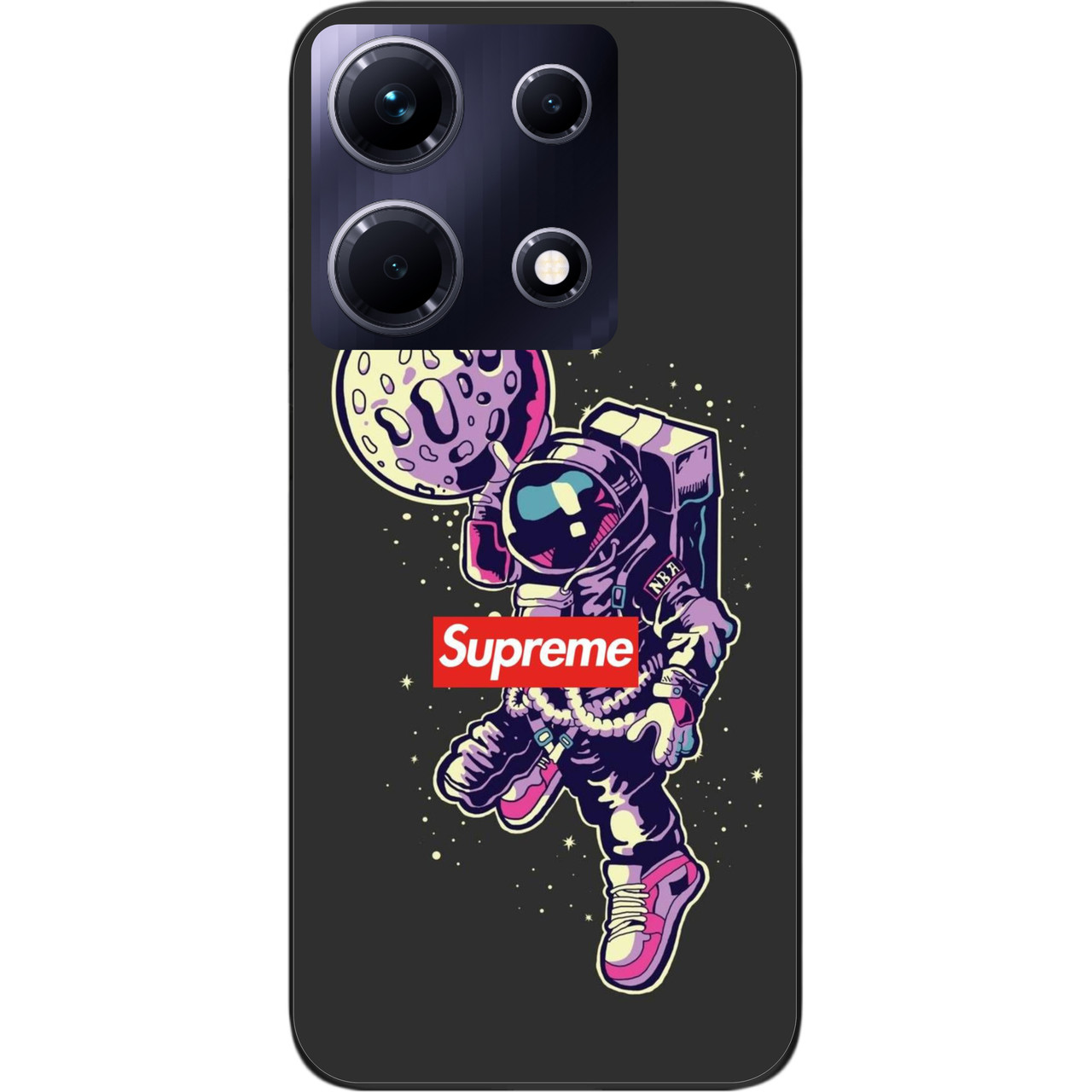 Силіконовий чохол Case для Infinix Note 30 4G (X6833B) з картинкою Космос Supreme