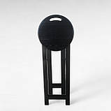 Розкладний Дерев'яний Табурет для Бару, Кухні, Кафе, Піцерії з Натурального Дерева Ясен чорний 63см, фото 3