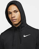 Бомбер чоловічий Nike M Nk Df Hdie Fz Fl L Чорний (CZ6376-010) HR, код: 8248490