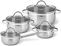 Посуда кухонная в наборе на 8 предметов Gabriela из нержавеющей стали DP86332 Fissman HR, код: 8389891