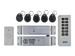Бездротовий комплект контролю доступу SEVEN LOCK SL-7708 black