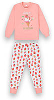 Пижама детская демисезонная хлопковая для девочки GABBI Дрим Персиковый на рост 110 (12901) HR, код: 8454278