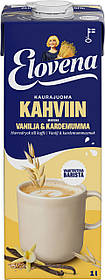 Вівсяне молоко до кави ELOVENA 3% Barista з ваніллю та кардамоном 1 л, (10 шт/ящ)