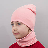 Детская шапка с хомутом КАНТА размер 52-56 розовый (OC-562) MD, код: 6489513