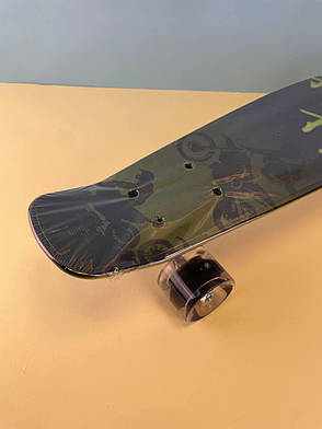 Скейт пенні борд F 9160 Best Board (дошка=55см, колеса PU, світяться, d=6см), зелені, фото 4