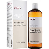 Тонер для защиты и восстановления биома кожи Manyo Factory Bifida Biome Ampoule Toner 400 мл HR, код: 8290251