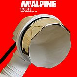 Сифон для ванни напівавтоматичний хромований HC31S1 McAlpine, фото 4