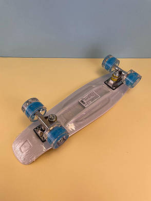 Скейт пенні борд F 9797 Best Board (дошка=55см, колеса PU, світяться, d=6см), вогняний, фото 4