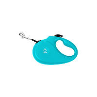 Поводок-рулетка Collar для собак XS 12 кг 3 м лента Голубой HR, код: 7563039