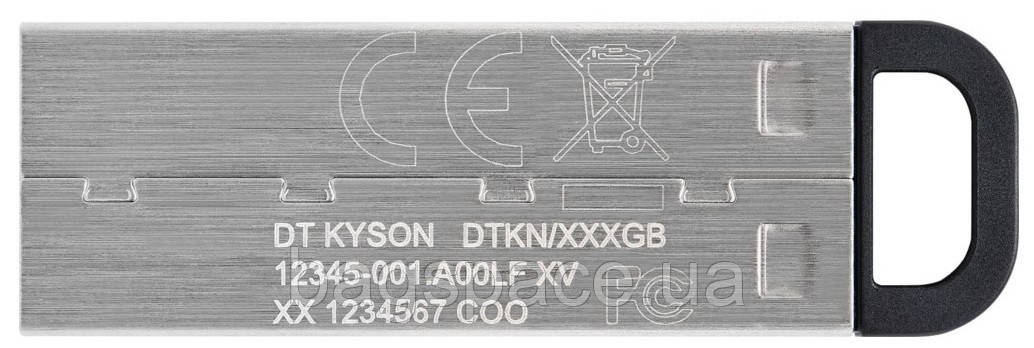 Flash Drives Kingston DataTraveler Kyson 256GB USB 3.2 (DTKN 256GB) Silver Black (6622890) BS, код: 6706552 - фото 2 - id-p2146726122