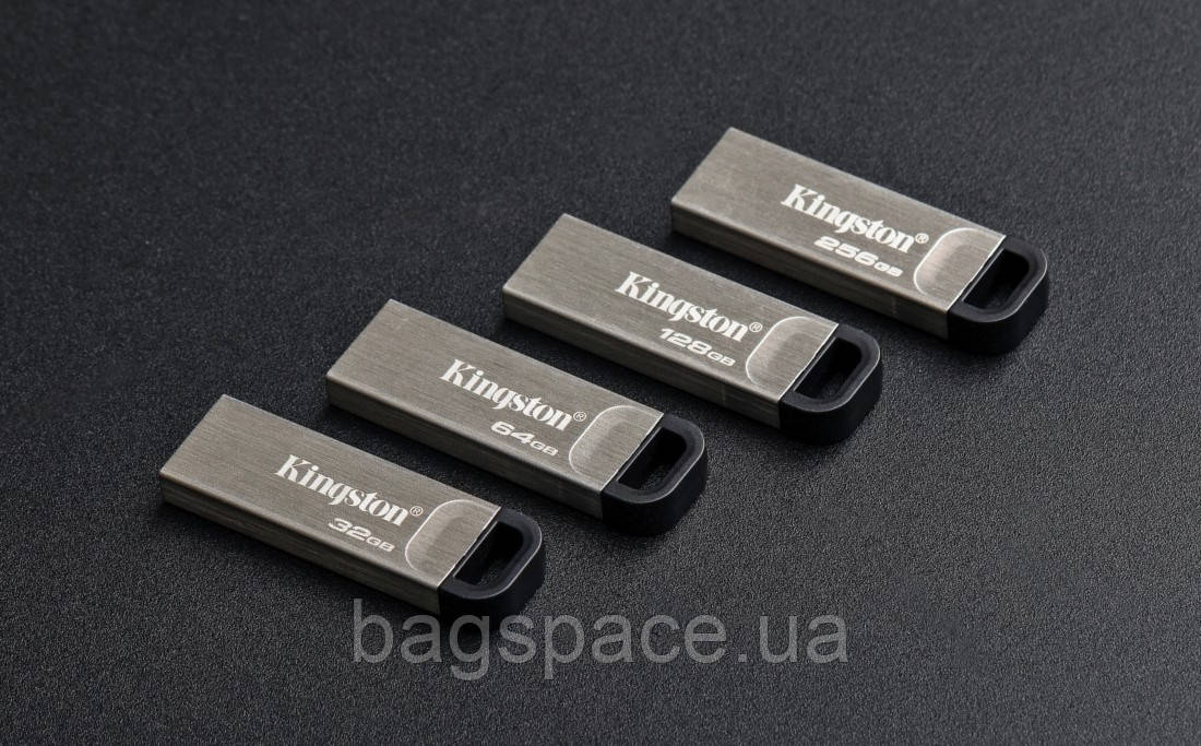 Flash Drives Kingston DataTraveler Kyson 256GB USB 3.2 (DTKN 256GB) Silver Black (6622890) BS, код: 6706552 - фото 5 - id-p2146726122