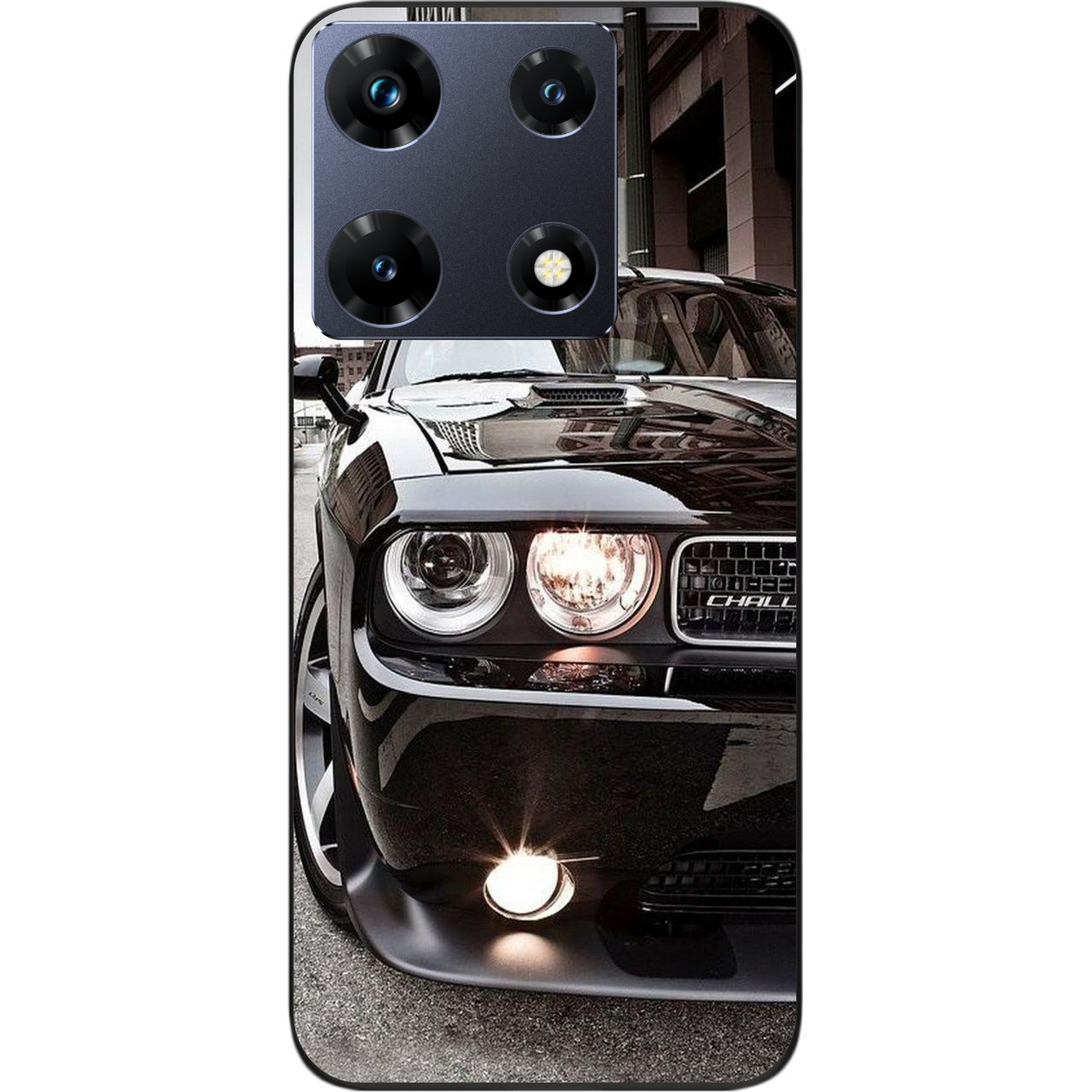 Бампер силіконовий Case для Infinix Note 30 Pro 4G (X678B) з малюнком Авто