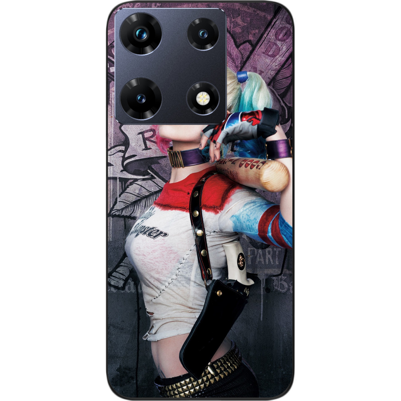 Силіконовий чохол Case для Infinix Note 30 Pro 4G (X678B) з картинкою Харлі Квін