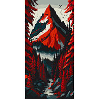 Картина по номерам Красный лес Art Craft 11021-AC 40х80 см HR, код: 8246021