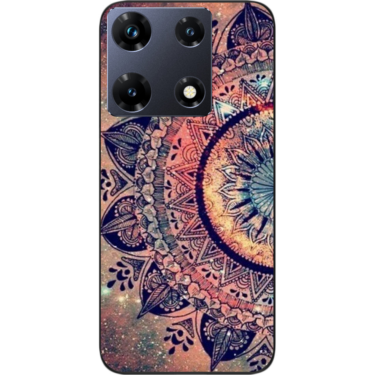 Силіконовий чохол Case для Infinix Note 30 Pro 4G (X678B) з картинкою Мандала