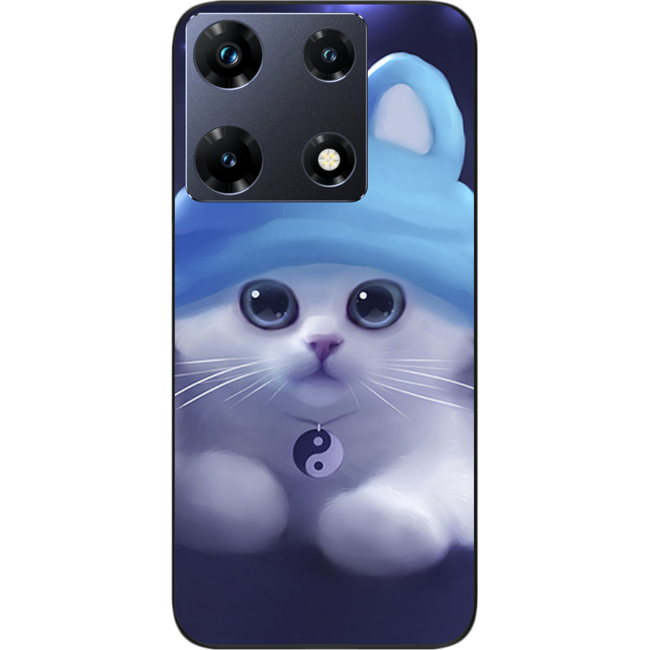 Силіконовий чохол Case для Infinix Note 30 Pro 4G (X678B) з картинкою Котик