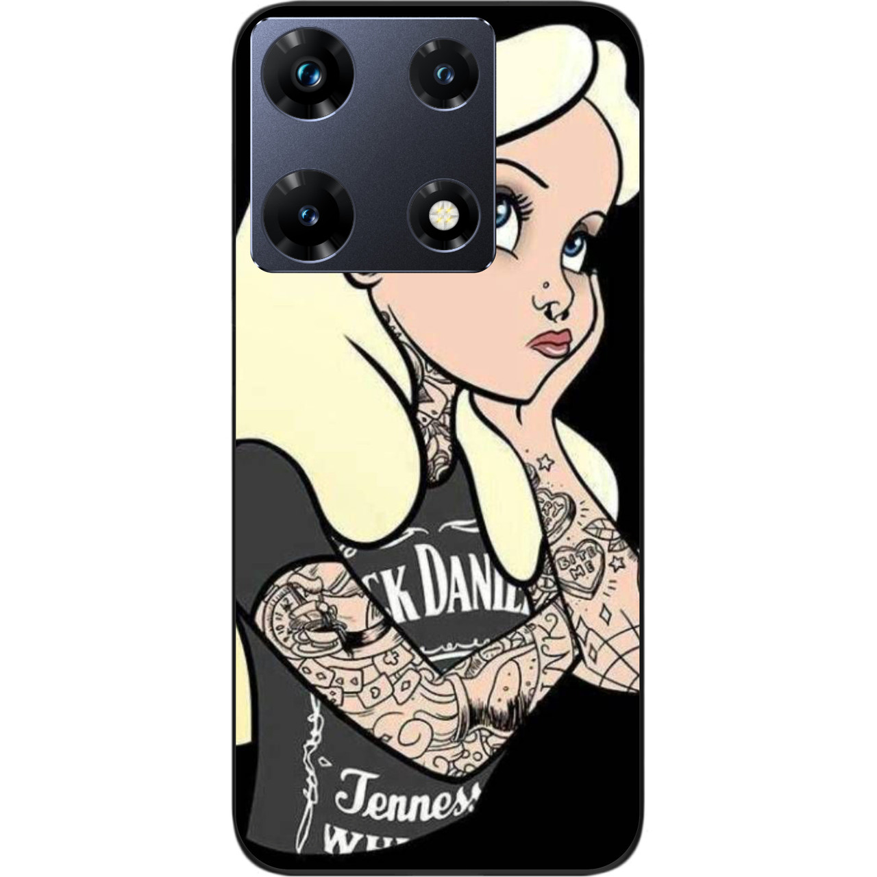 Силіконовий чохол Case для Infinix Note 30 Pro 4G (X678B) з картинкою Попелюшка