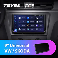 Штатна автомагнітолаTeyes Volkswagen Universal CC3 4+32 Gb (9")