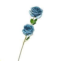 Роза, голубая 68 см